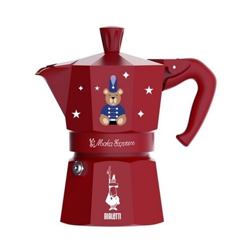 CAFETERA BIALETTI MOKA JOYFUL ROJA 3TZAS